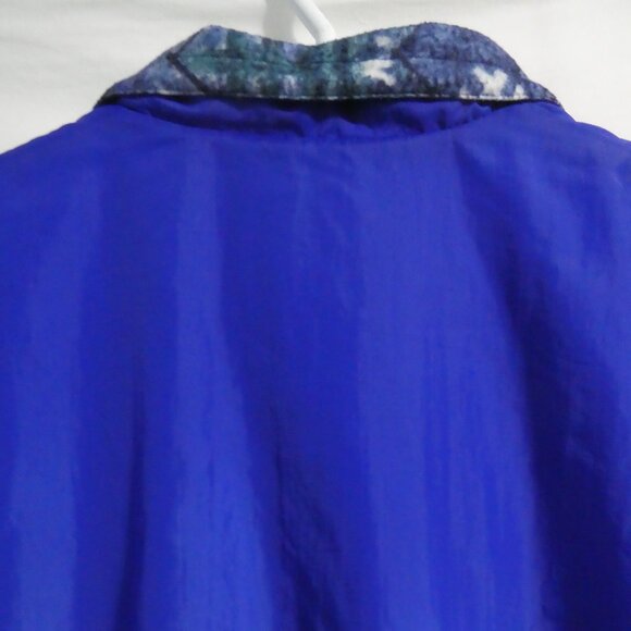 Vintage | OUTBROOK | ladies medium | Blue Reversible Nylon / Fleece Jacket - Picture 12 of 16